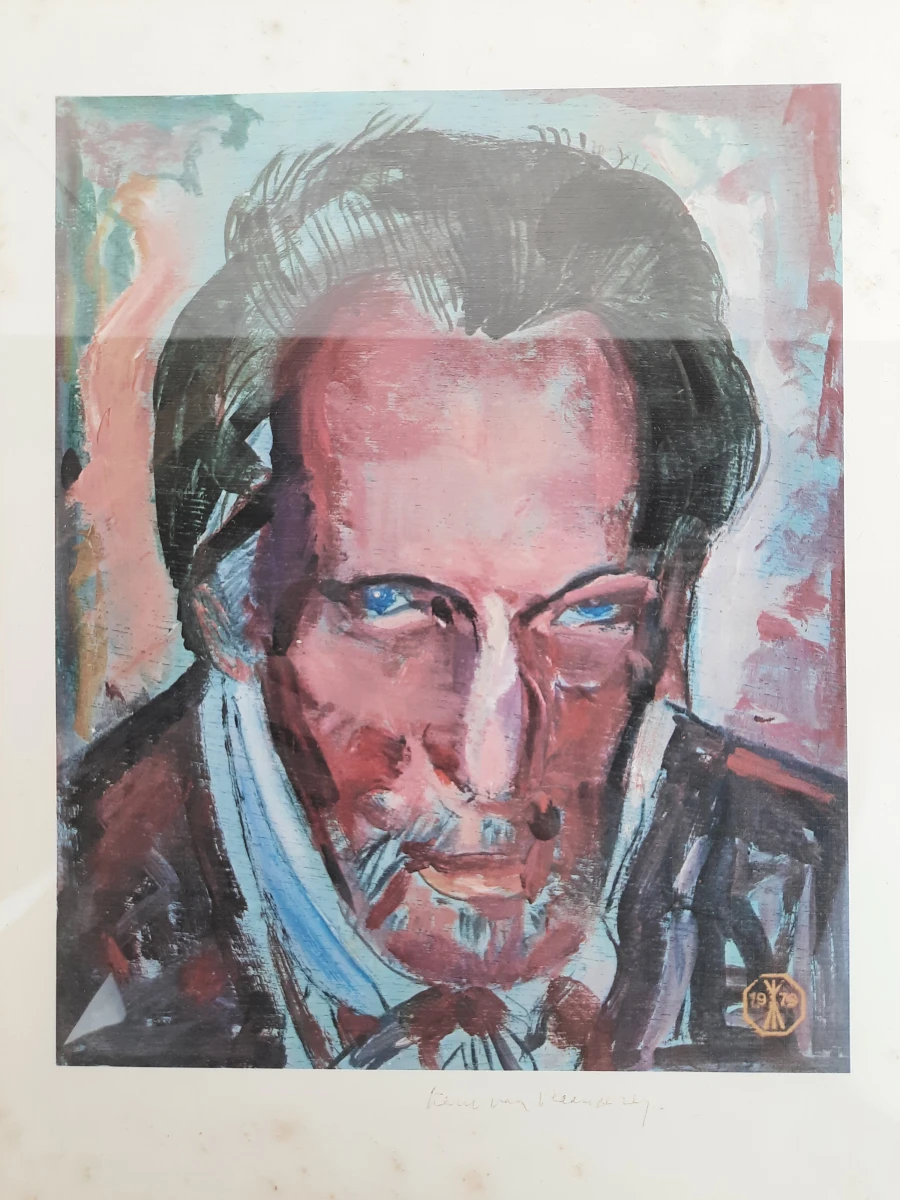 Karel van Vlaanderen (Prins Karel van België) – Gesigneerd Zelfportret (1979)