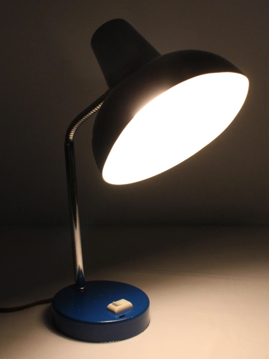 Vintage Bureaulamp [Blauw]