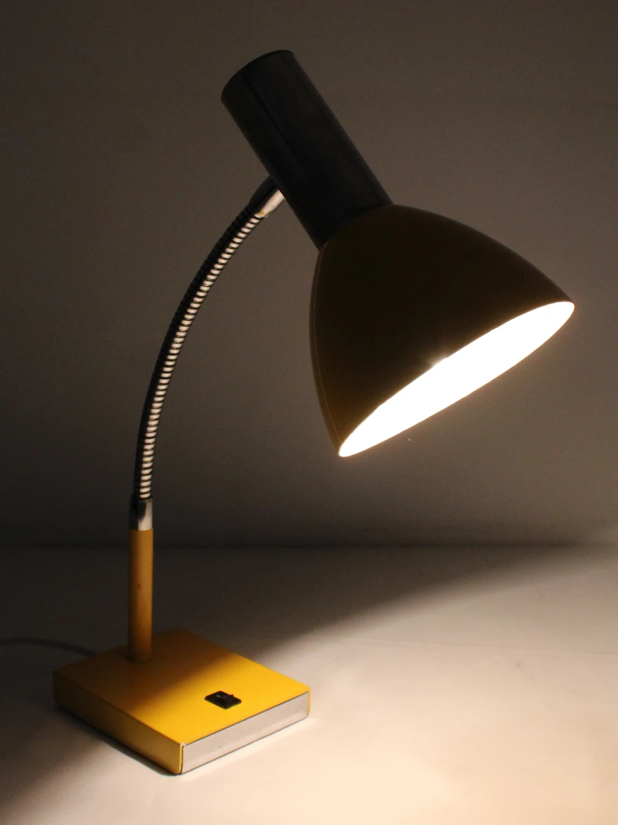 Vintage Bureaulamp [Geel]