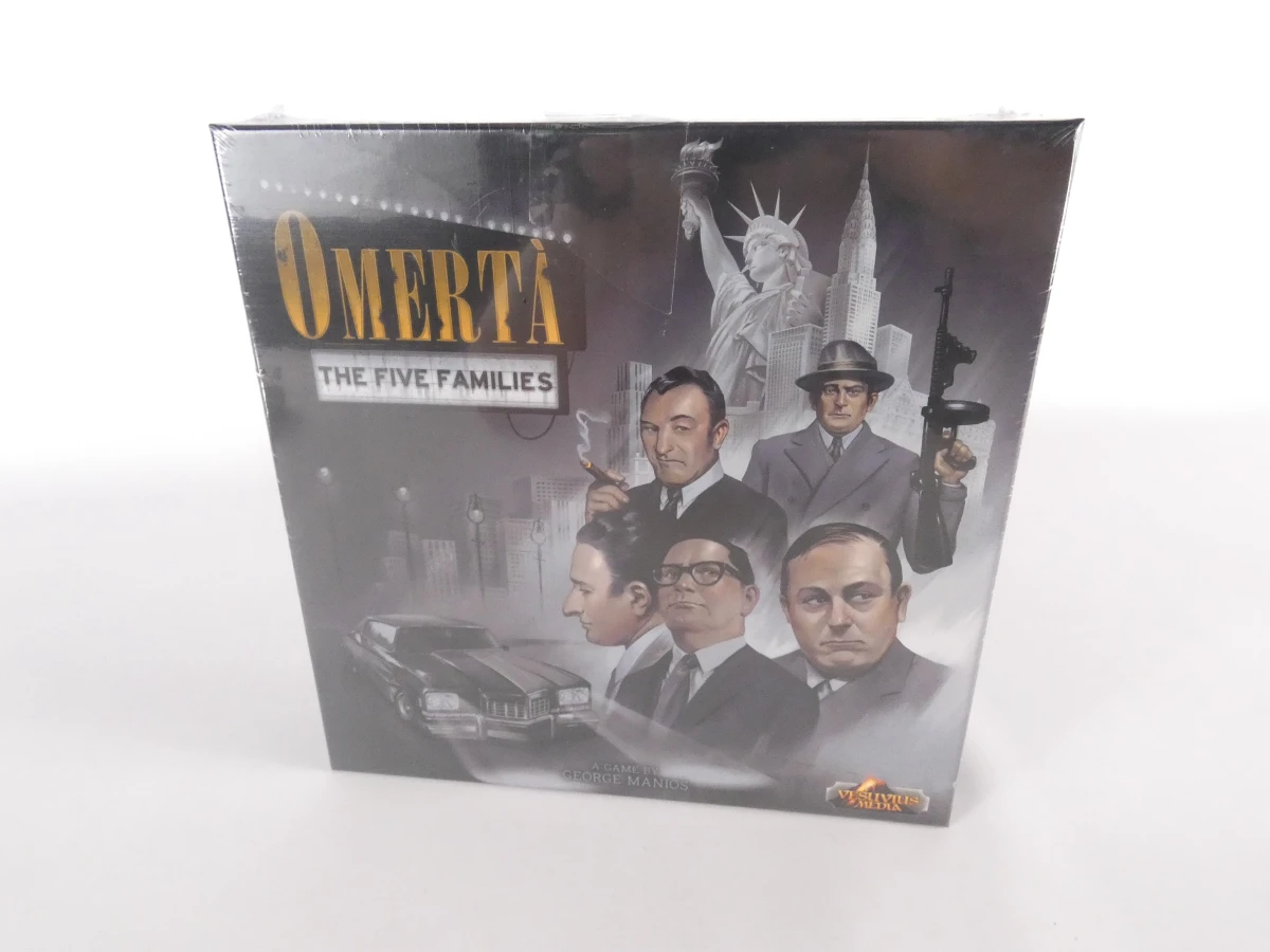 Omertà The Five Families bordspel met miniatuur upgrade pack - Nieuw