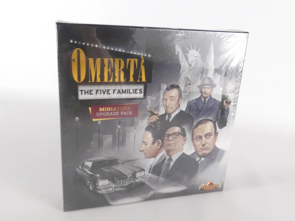 Omertà The Five Families bordspel met miniatuur upgrade pack - Nieuw