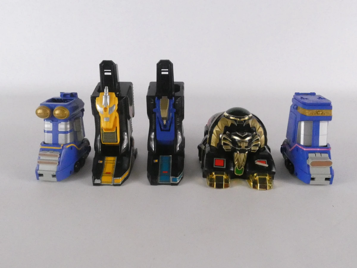 Vintage Bandai Power Rangers Megazord figuren set