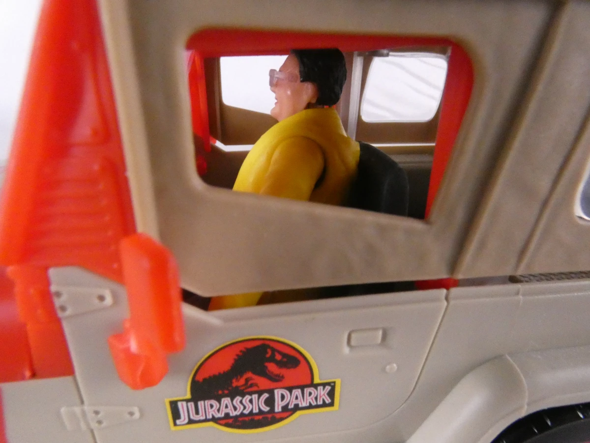 Jurassic Park speelgoedset met jeep en dinosaurussen