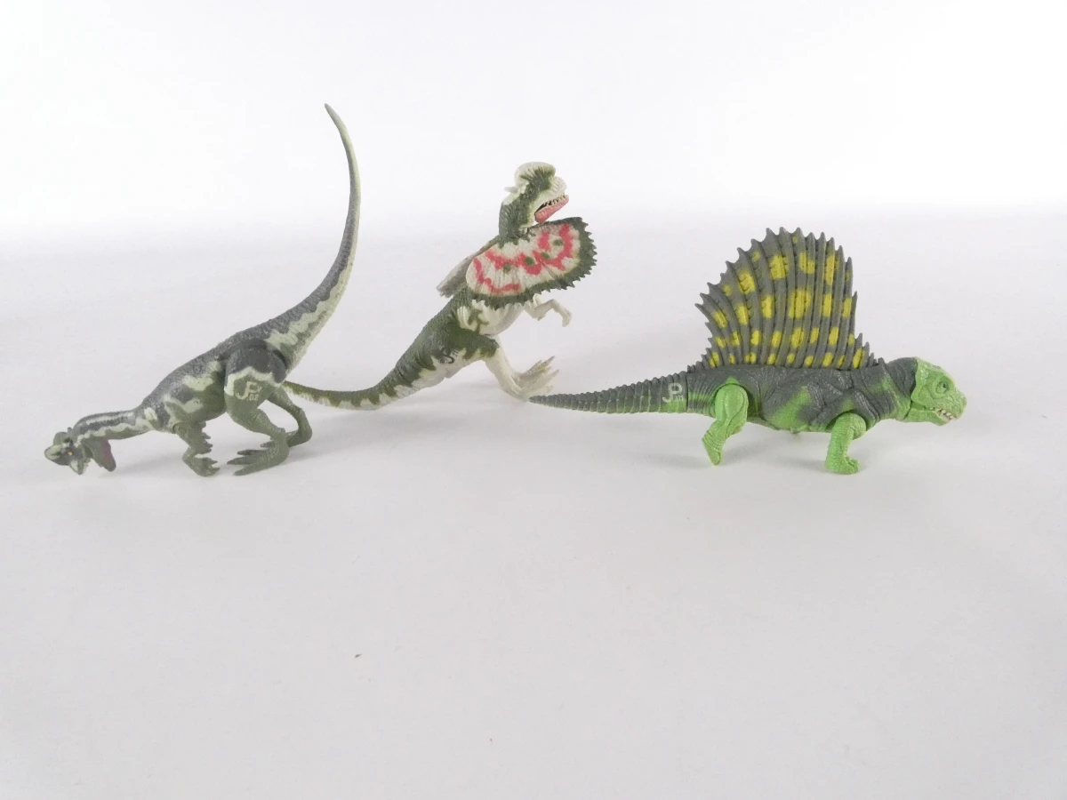 Jurassic Park speelgoedset met jeep en dinosaurussen