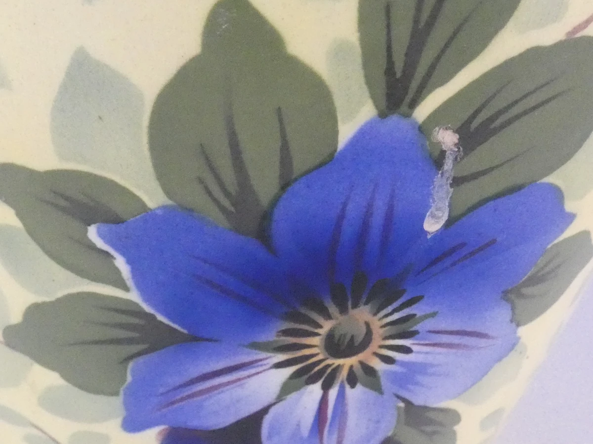 Vaas met bloemmotief van Villeroy & Boch