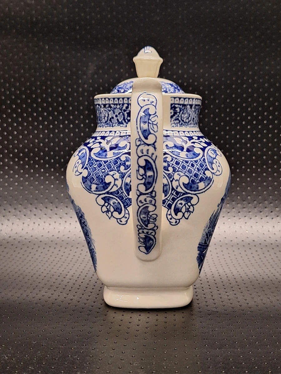 15 delig theeservies - Petrus Regout Maastricht - ‘Cambridge Blue’