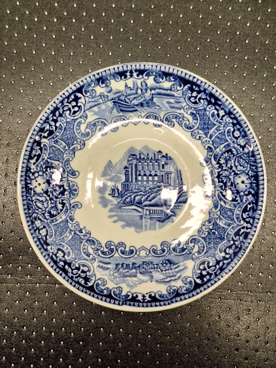 15 delig theeservies - Petrus Regout Maastricht - ‘Cambridge Blue’
