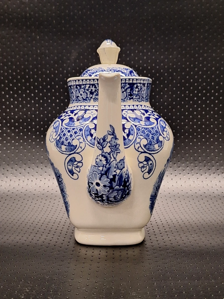 15 delig theeservies - Petrus Regout Maastricht - ‘Cambridge Blue’