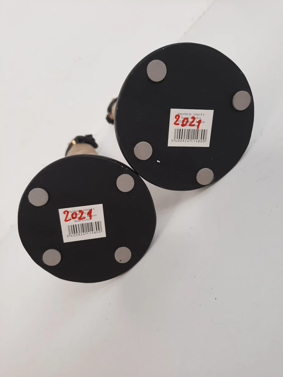 Set van 2 Decoratieve Beelden "Afrikaanse Moeder met Kind" – Joline/Jolipa
