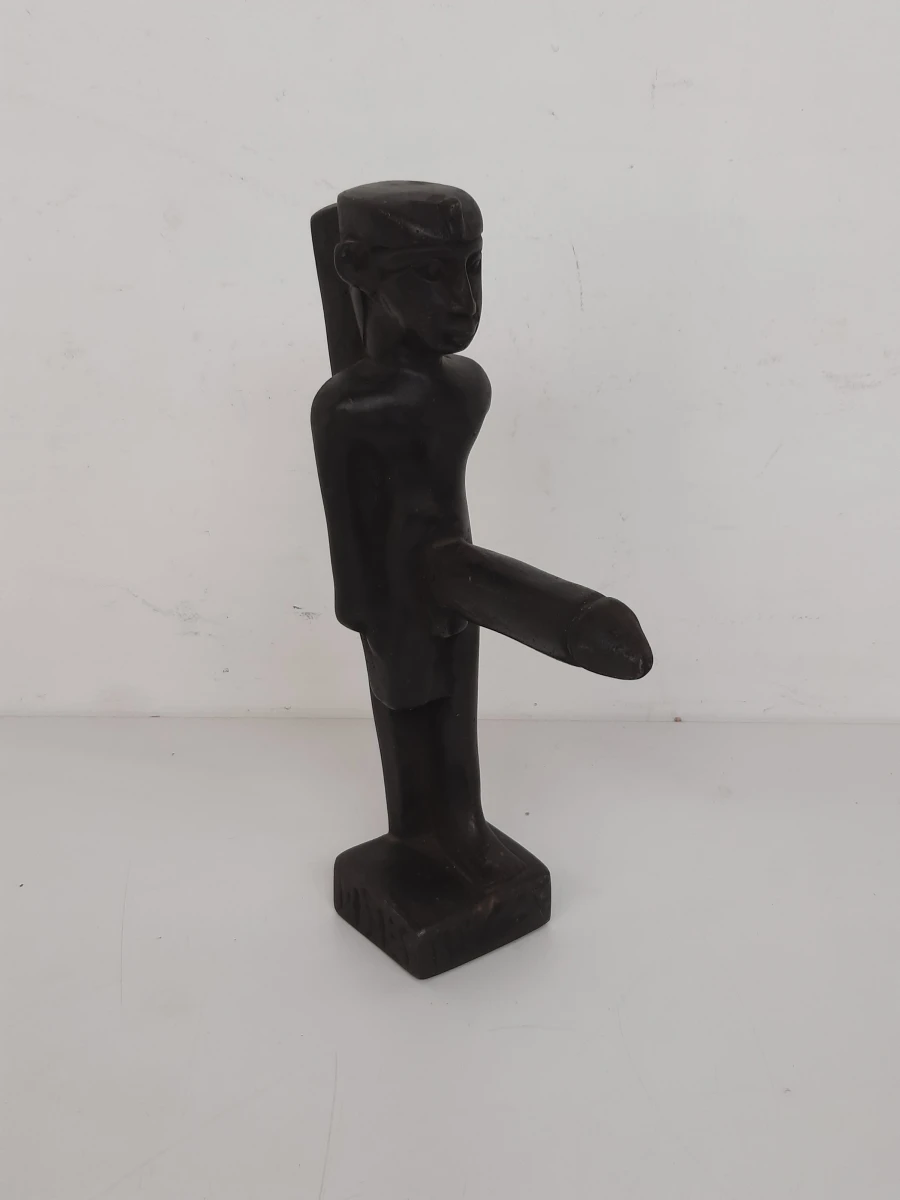 Egyptisch Vruchtbaarheidsbeeld "God Min"