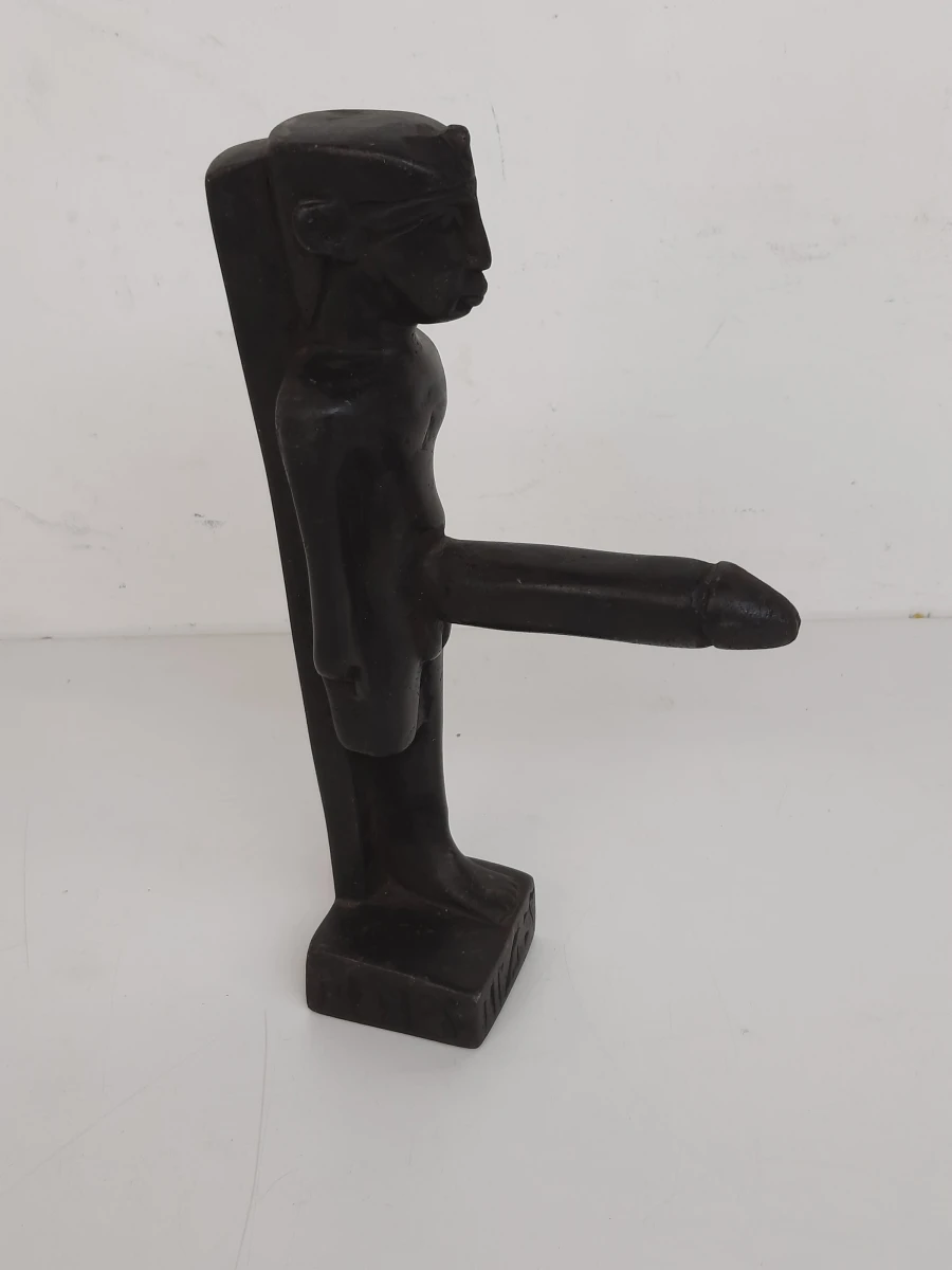 Egyptisch Vruchtbaarheidsbeeld "God Min"