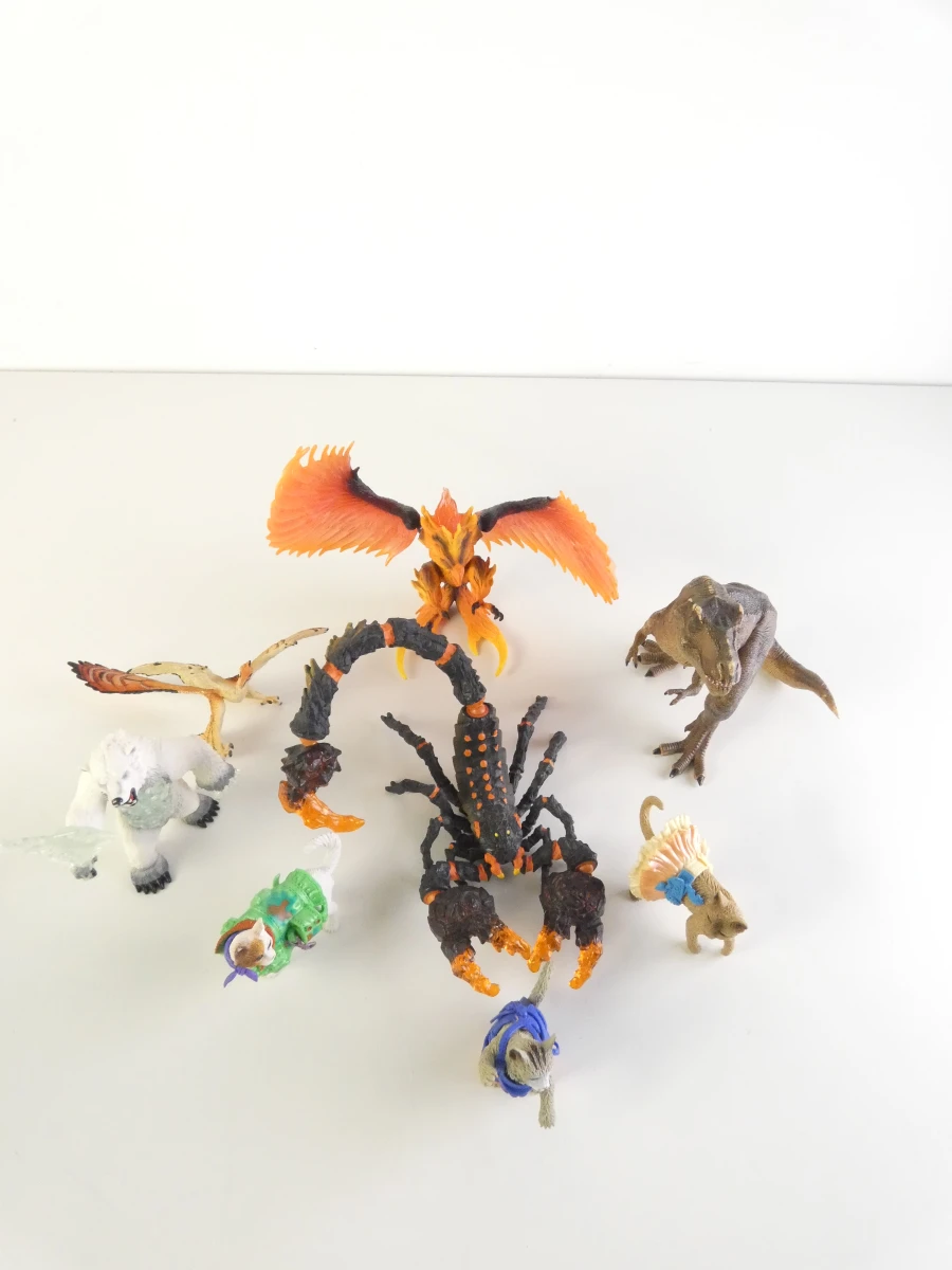 Set van 9 fantasy en dieren speelfiguren
