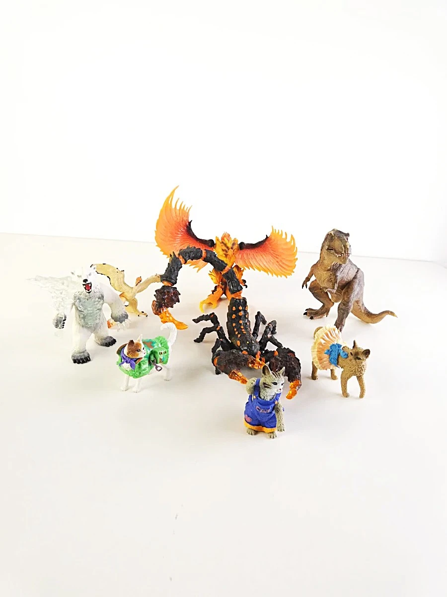 Set van 9 fantasy en dieren speelfiguren