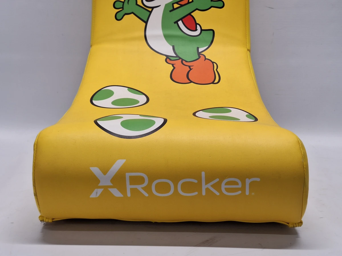 Officiële Nintendo X Rocker Super Mario Video Rocker – Yoshi Editie | Inklapbare gamestoel voor kinderen