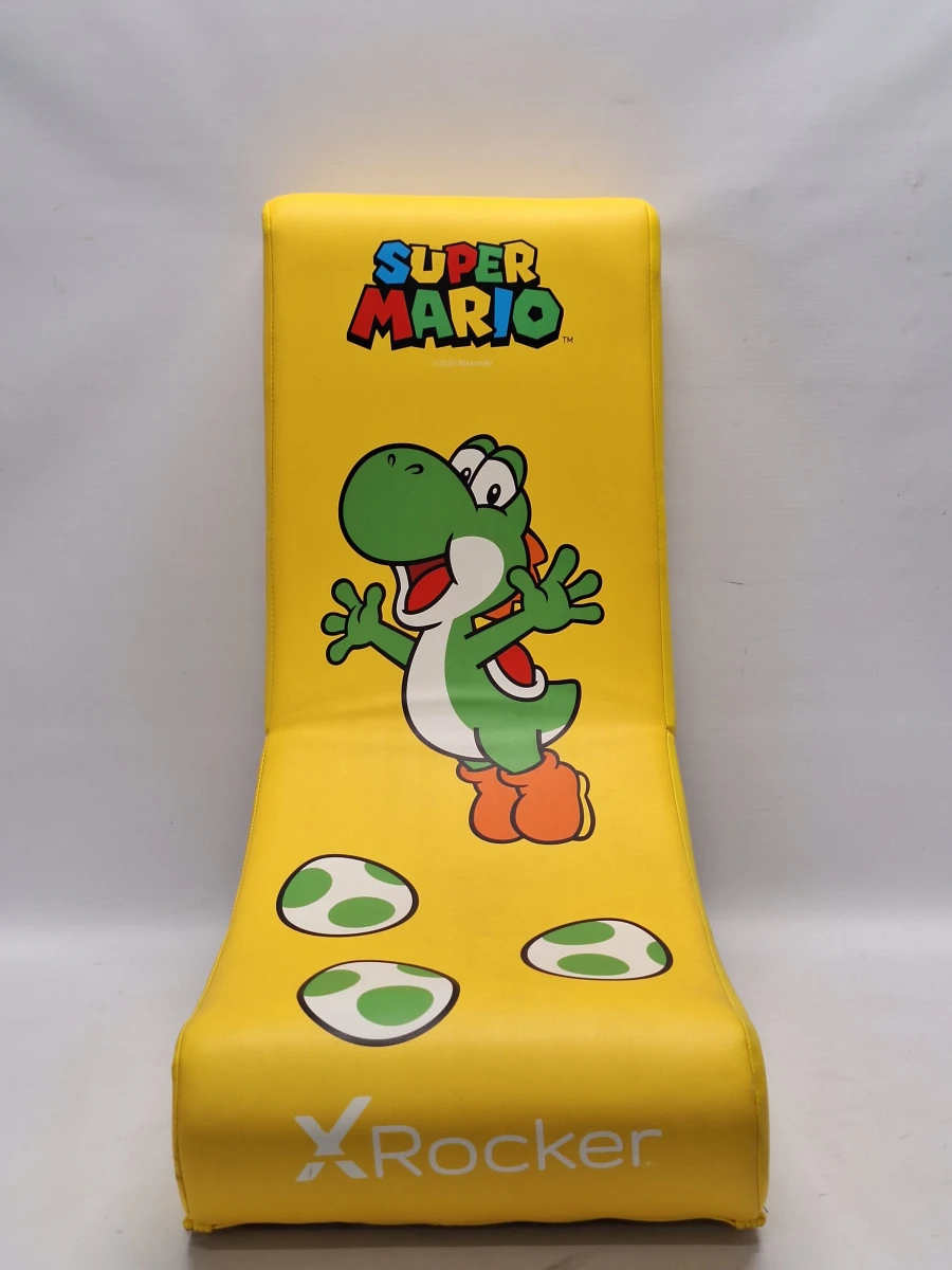 Officiële Nintendo X Rocker Super Mario Video Rocker – Yoshi Editie | Inklapbare gamestoel voor kinderen