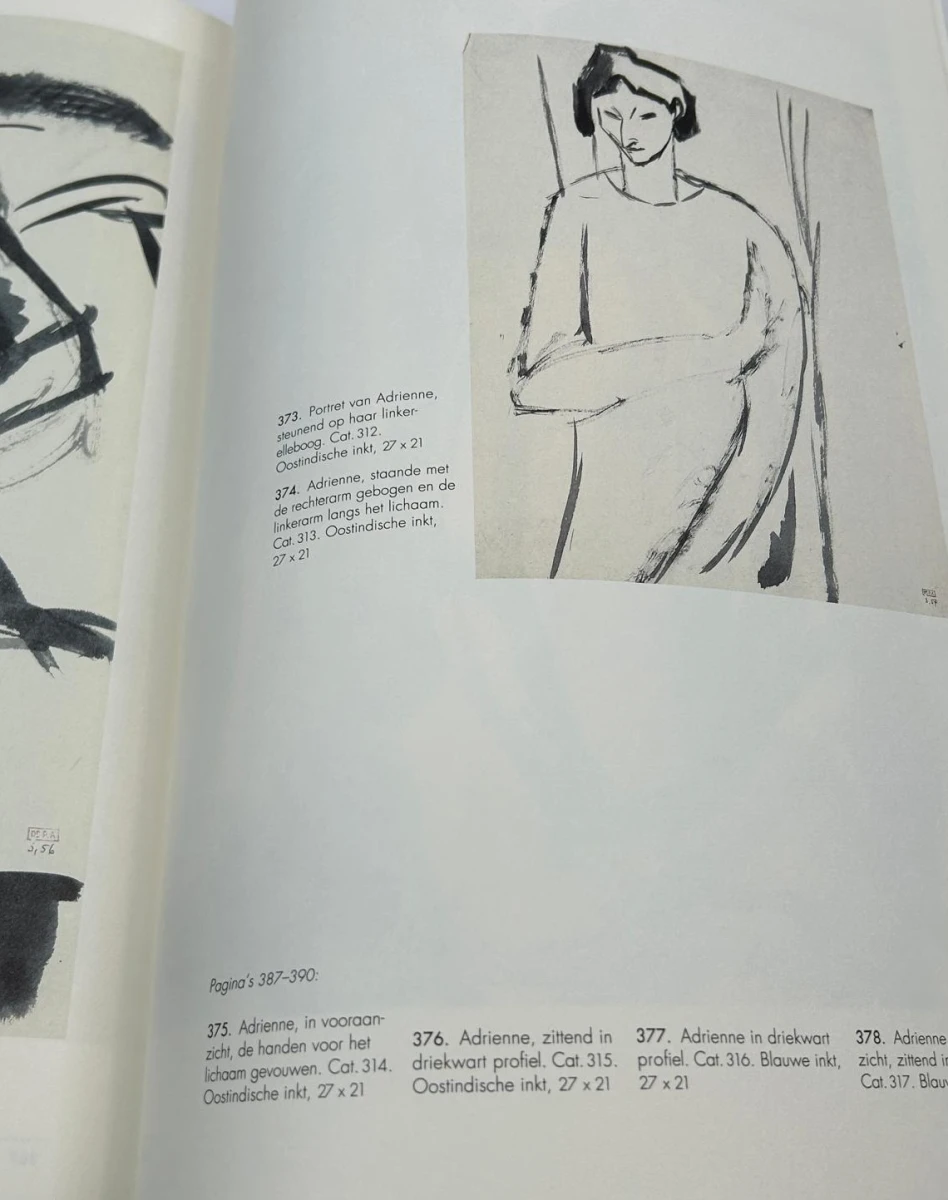 Boek Modigliani met tekeningen