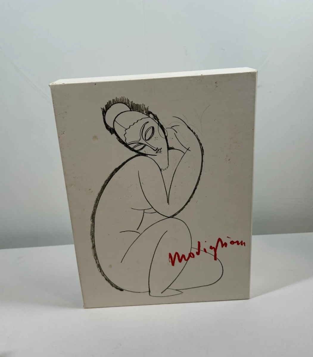 Boek Modigliani met tekeningen