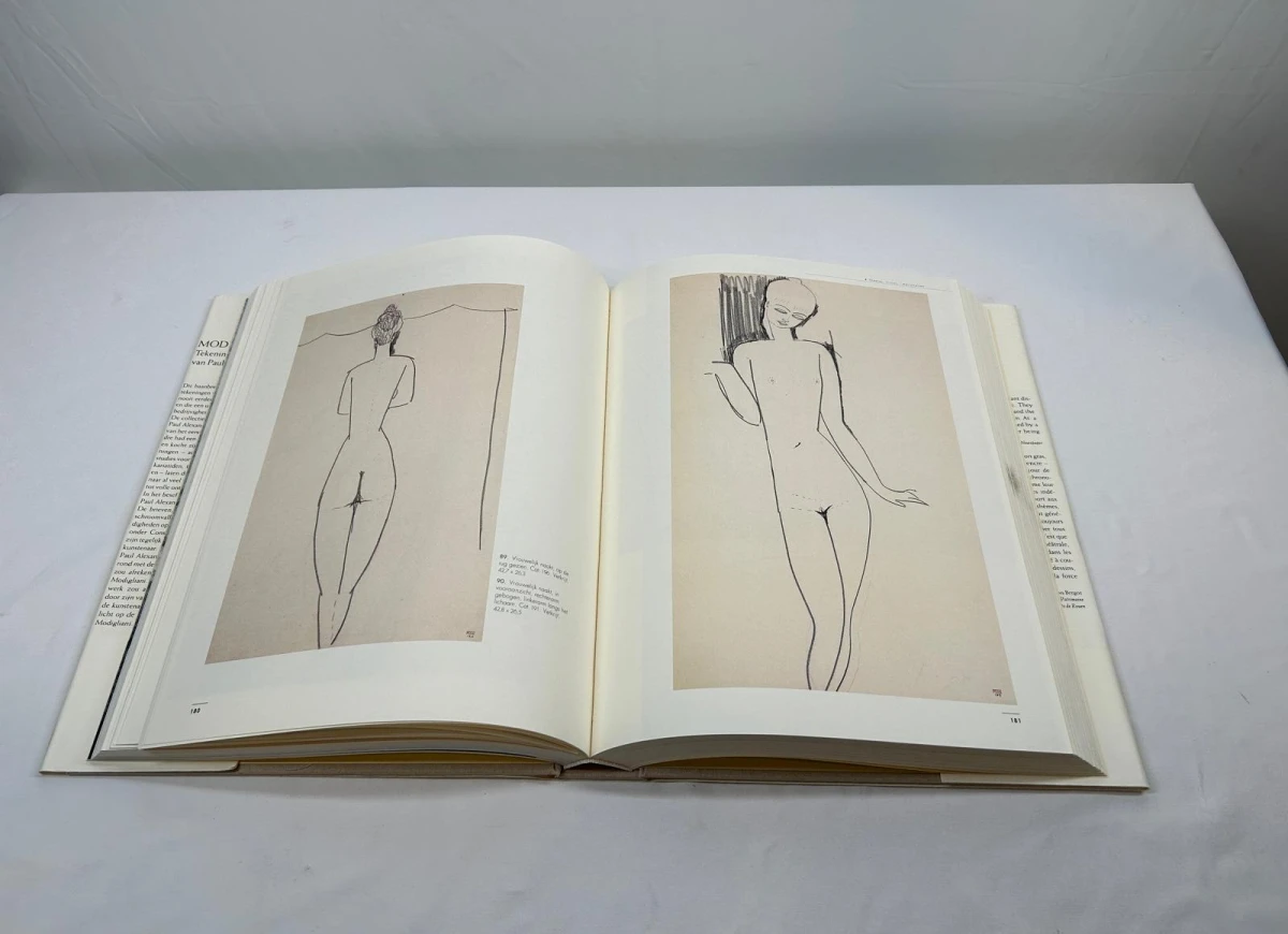 Boek Modigliani met tekeningen