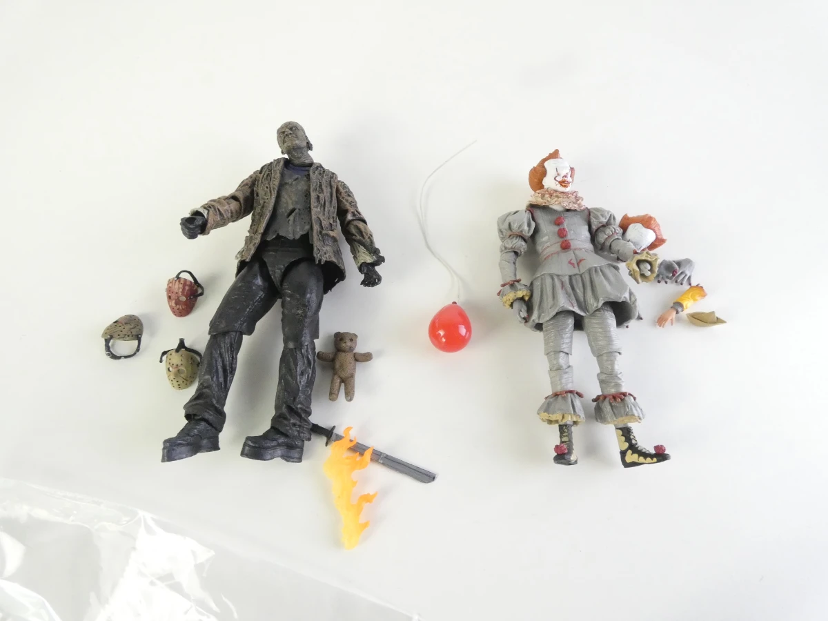 Set horror actiefiguren met accessoires