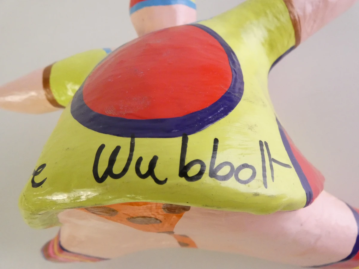 Kleurrijk papier-machébeeld - T. Wubbolt