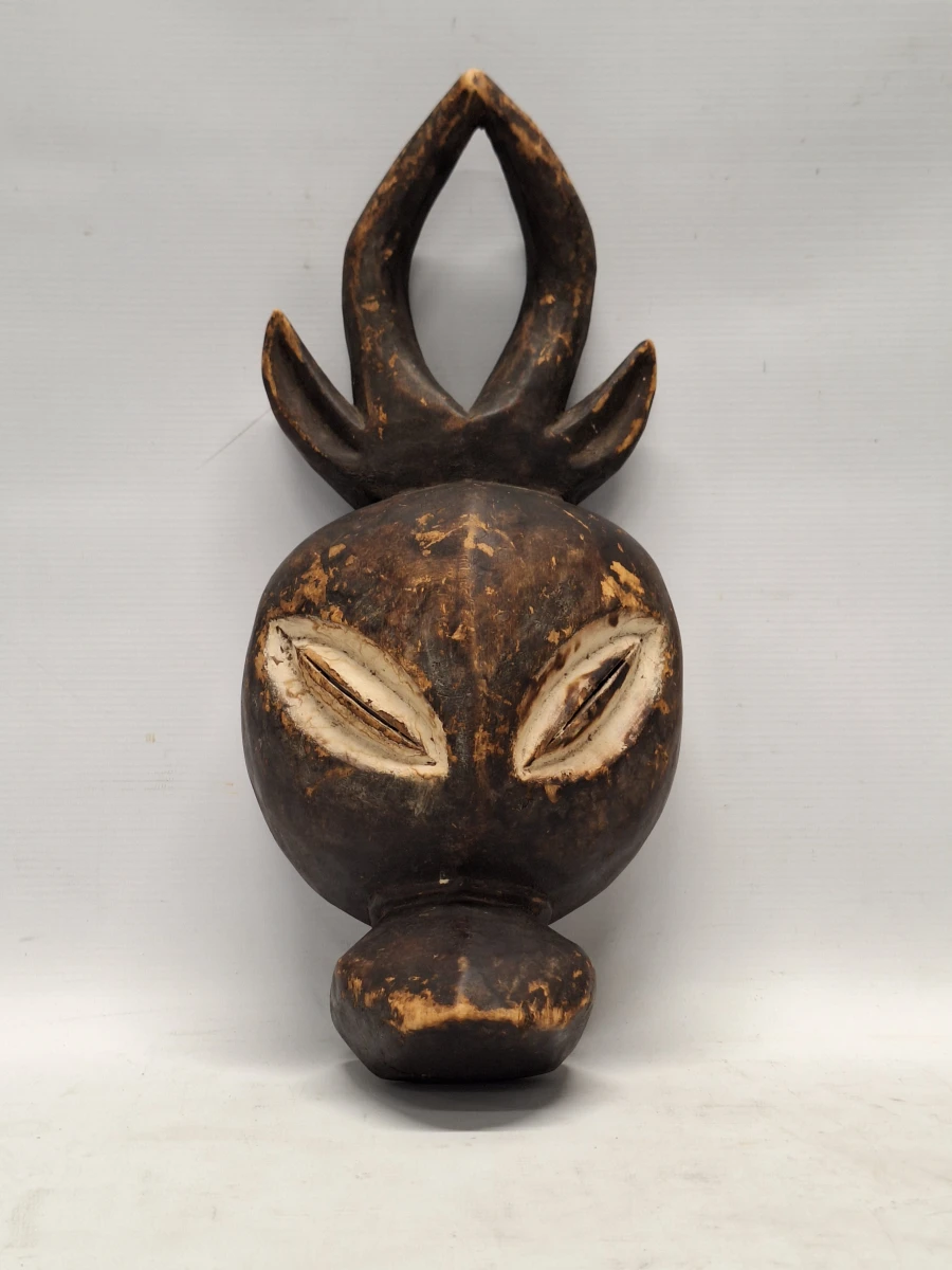 Traditioneel Kwele antilopenmasker - Handgesneden Afrikaans ritueel masker uit Gabon/Congo