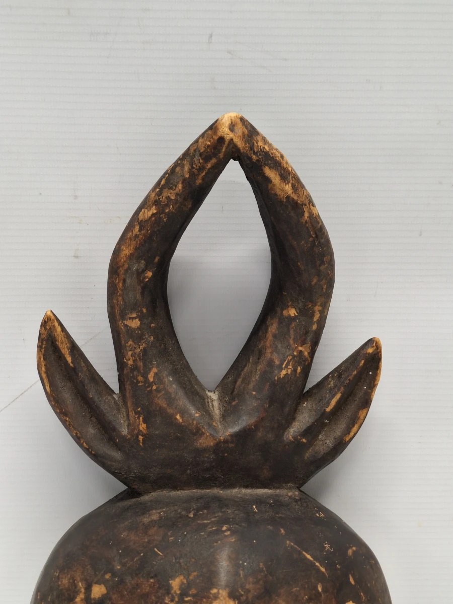 Traditioneel Kwele antilopenmasker - Handgesneden Afrikaans ritueel masker uit Gabon/Congo