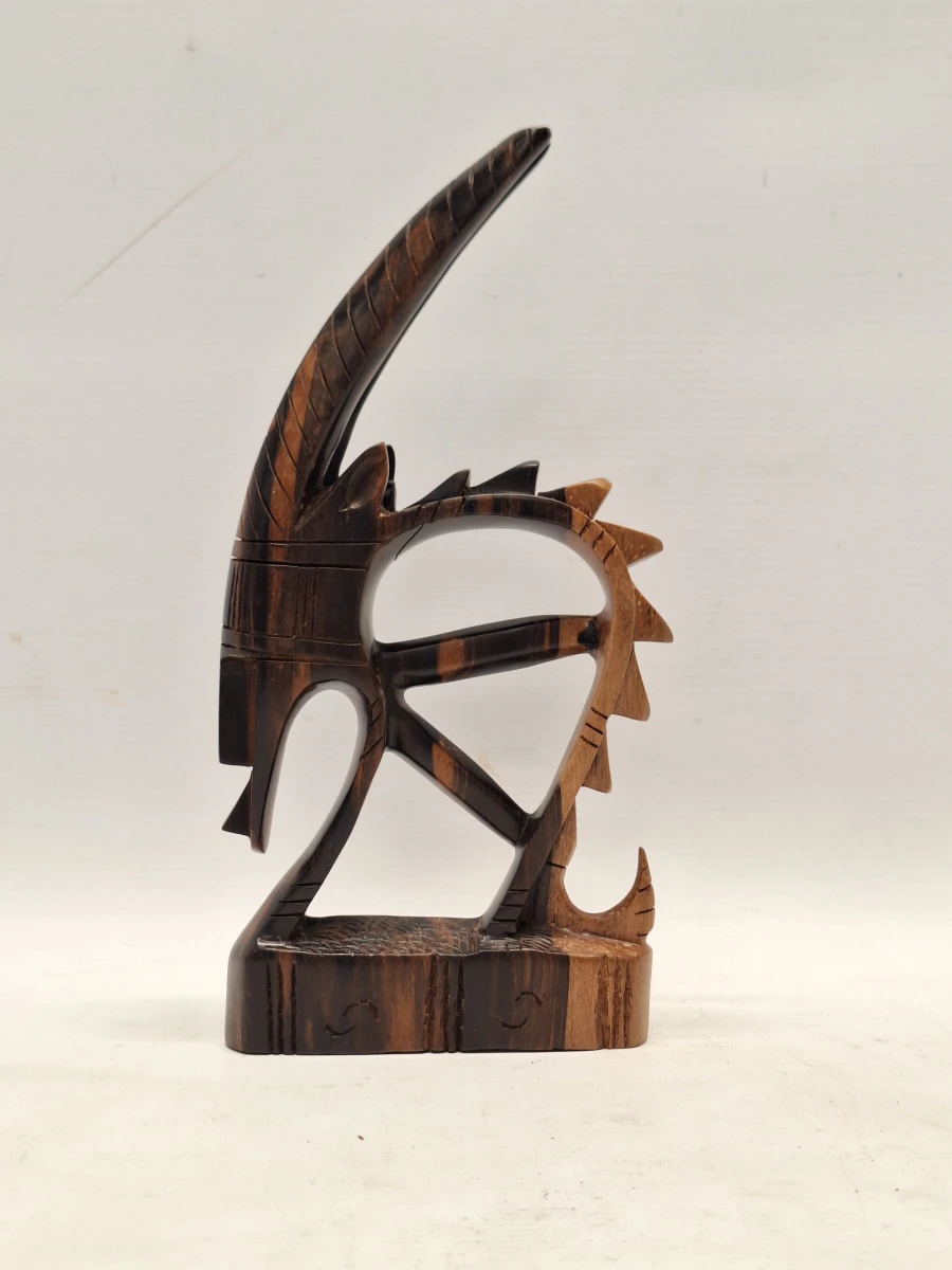Chi Wara antilopebeeld - Handgesneden Bamana (Bambara) sculptuur uit Mali