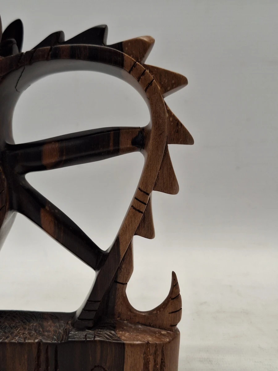 Chi Wara antilopebeeld - Handgesneden Bamana (Bambara) sculptuur uit Mali