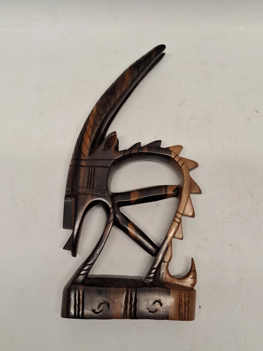 Chi Wara antilopebeeld - Handgesneden Bamana (Bambara) sculptuur uit Mali