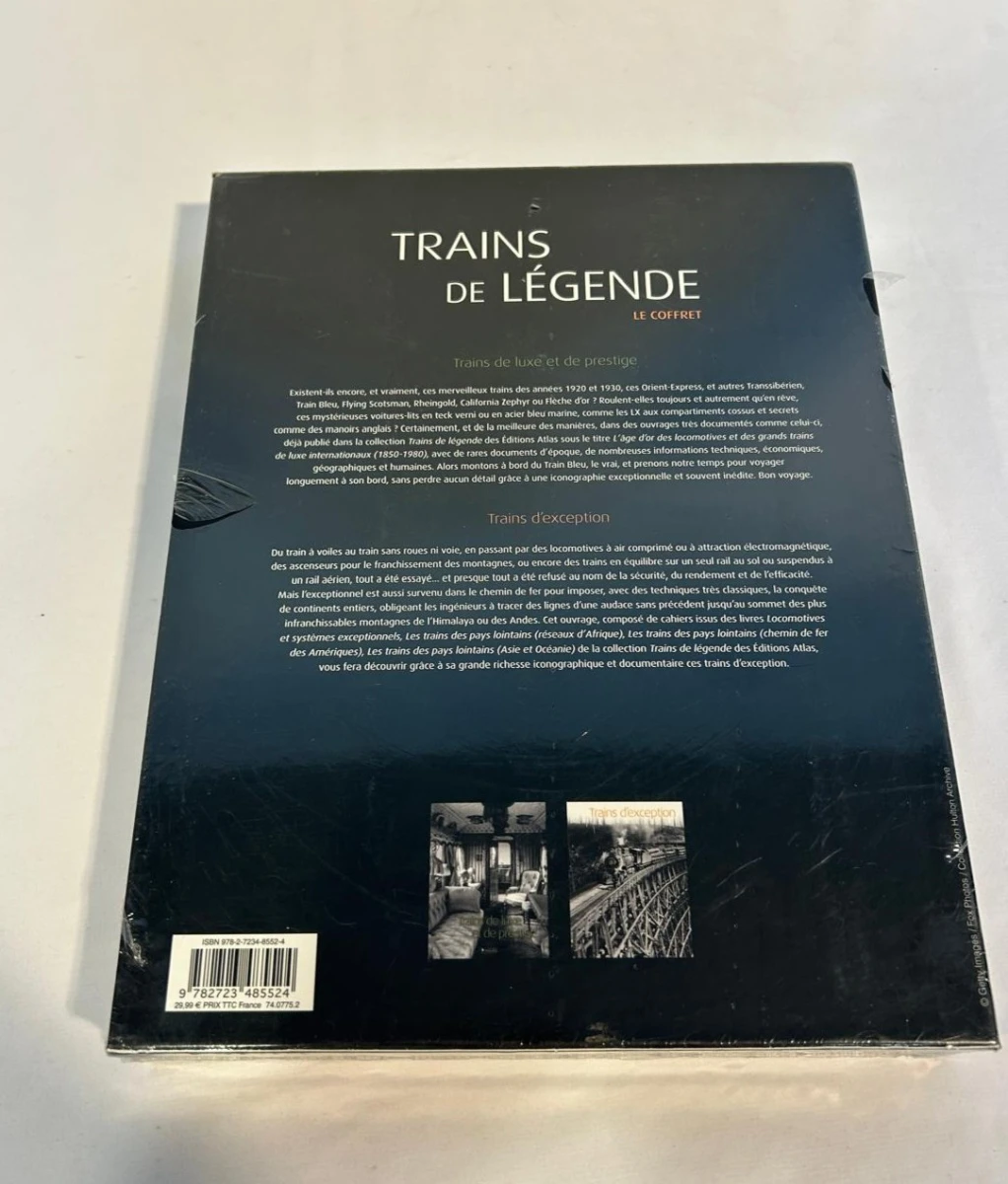 Boekenset Trains de Légende – Luxe en prestigieuze treinen