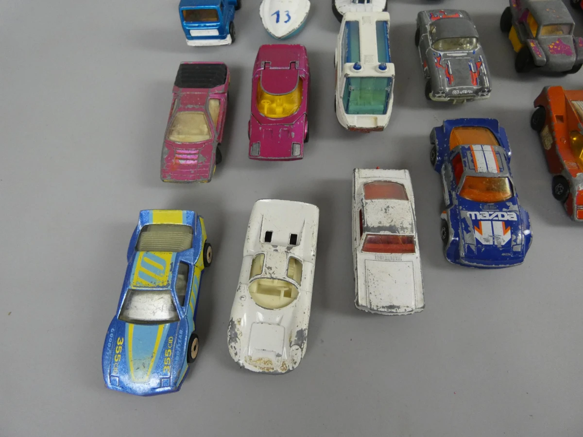 verzameling Matchbox speelgoedauto's