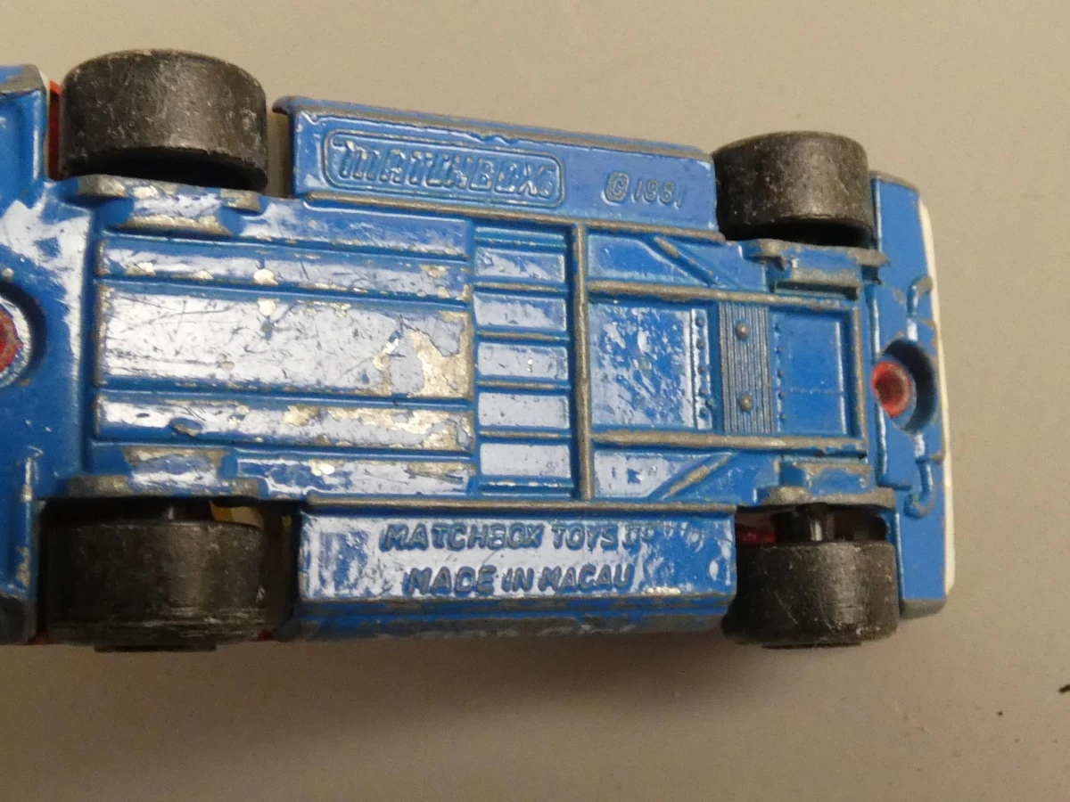 verzameling Matchbox speelgoedauto's