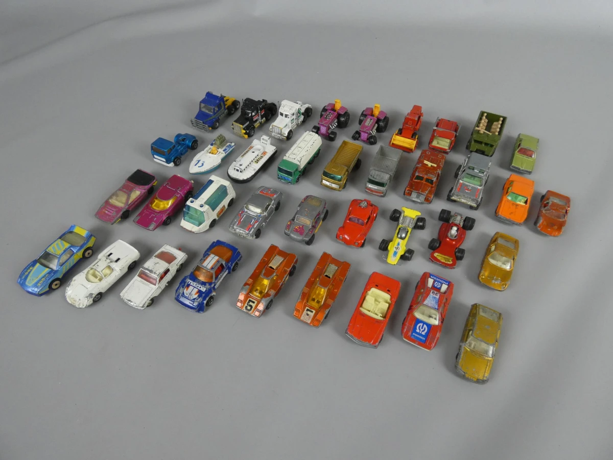 verzameling Matchbox speelgoedauto's
