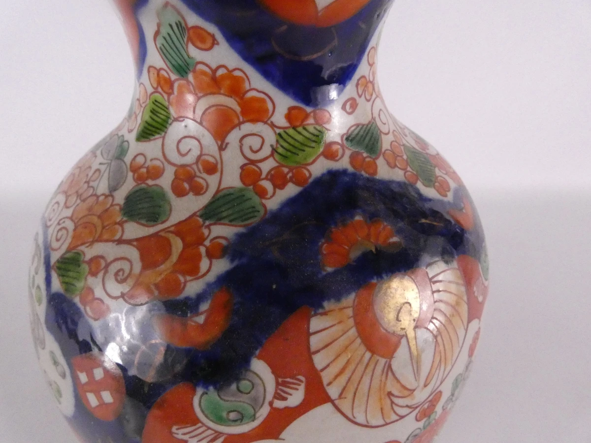 Decoratieve vintage vaas in Imari-stijl