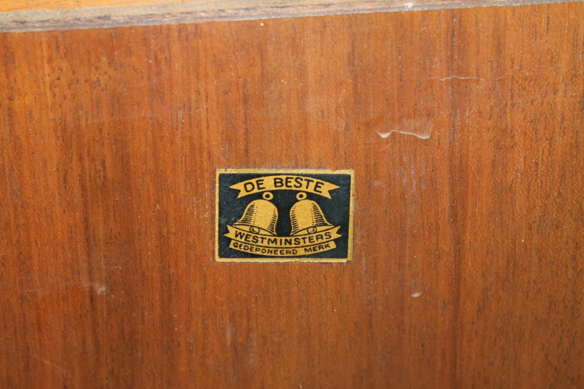 Vintage klassieke Art Deco schouwklok (Westminster)