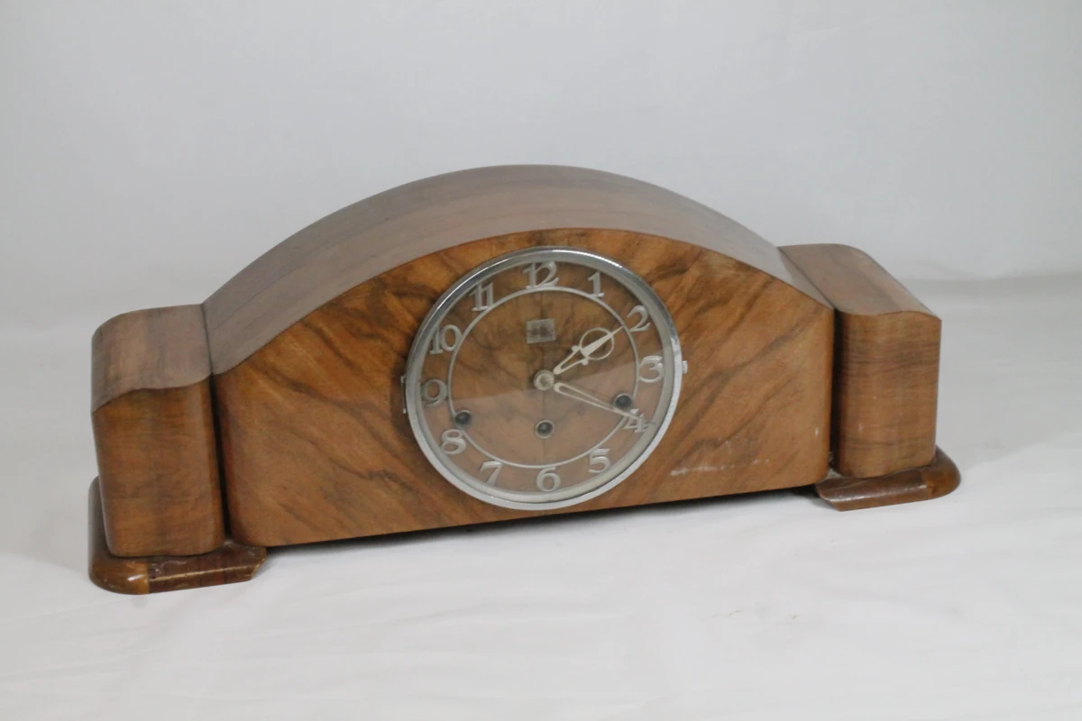 Vintage klassieke Art Deco schouwklok (Westminster) – kavel bij De Kringwinkel, Brecht