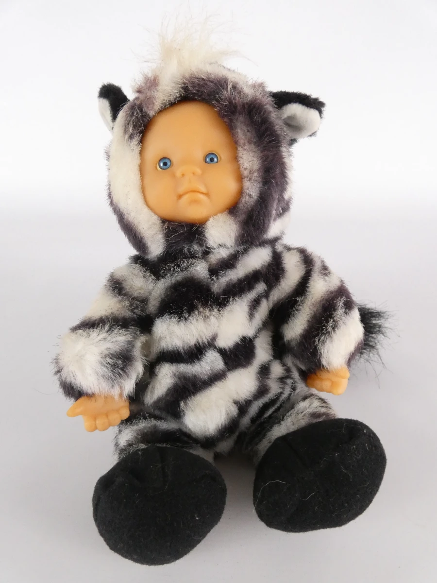 Set van 6 vintage Anne Geddes poppen in dierenkostuum