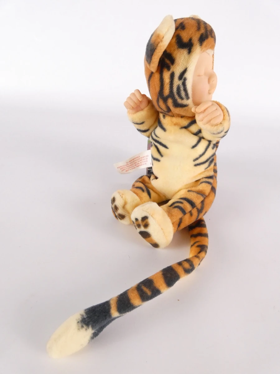 Set van 6 vintage Anne Geddes poppen in dierenkostuum