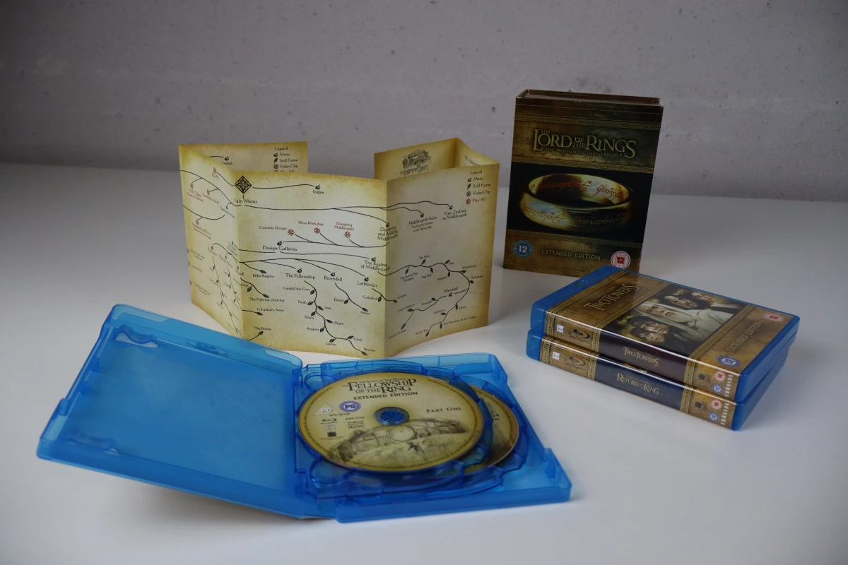 The Lord of the Rings trilogie Extended Edition Blu-ray boxset
