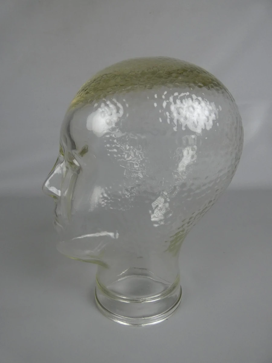 Glazen hoofd decoratief object