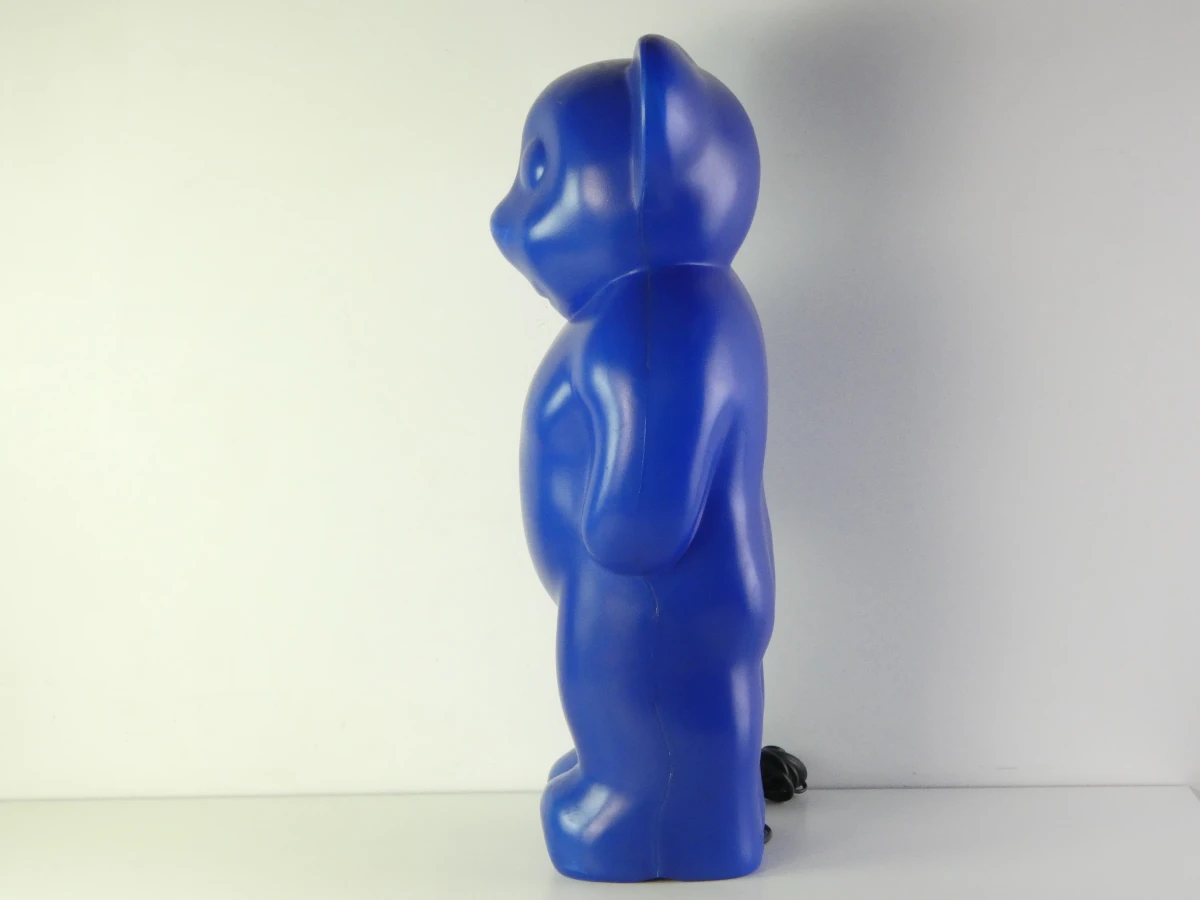 Blauwe beer lamp van kunststof - Lumibar