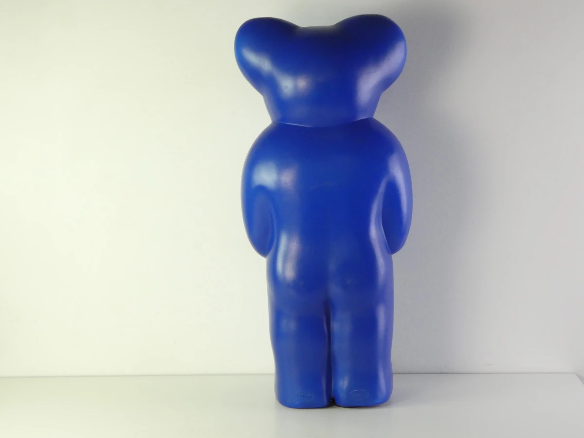 Blauwe beer lamp van kunststof - Lumibar