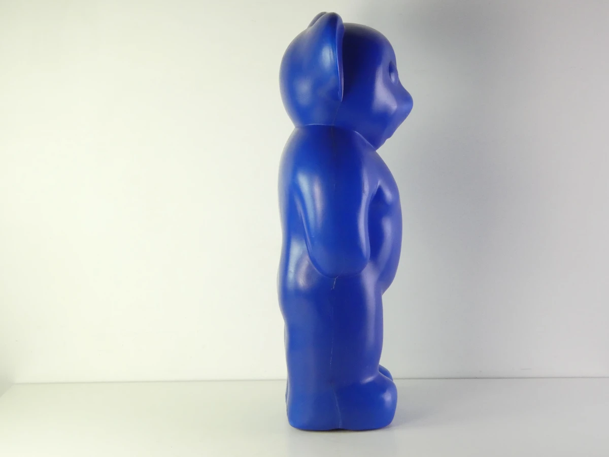 Blauwe beer lamp van kunststof - Lumibar