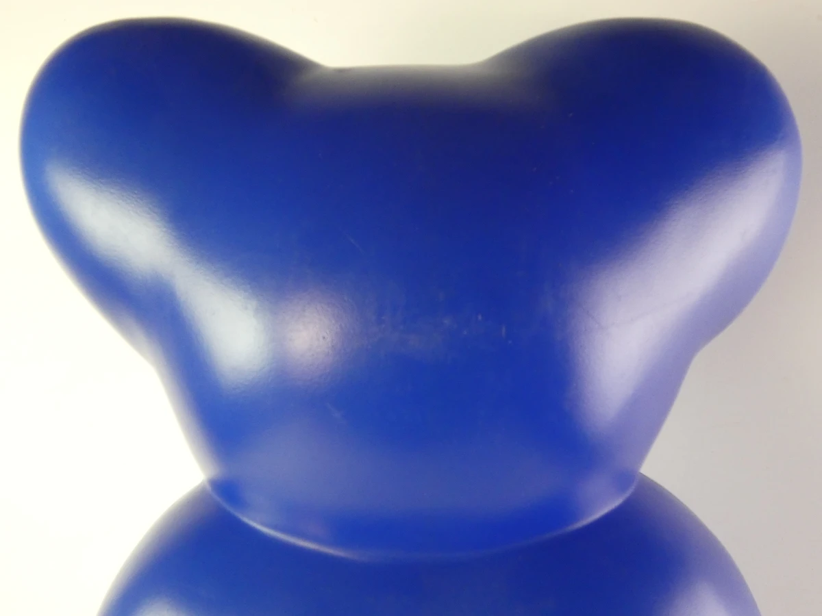Blauwe beer lamp van kunststof - Lumibar