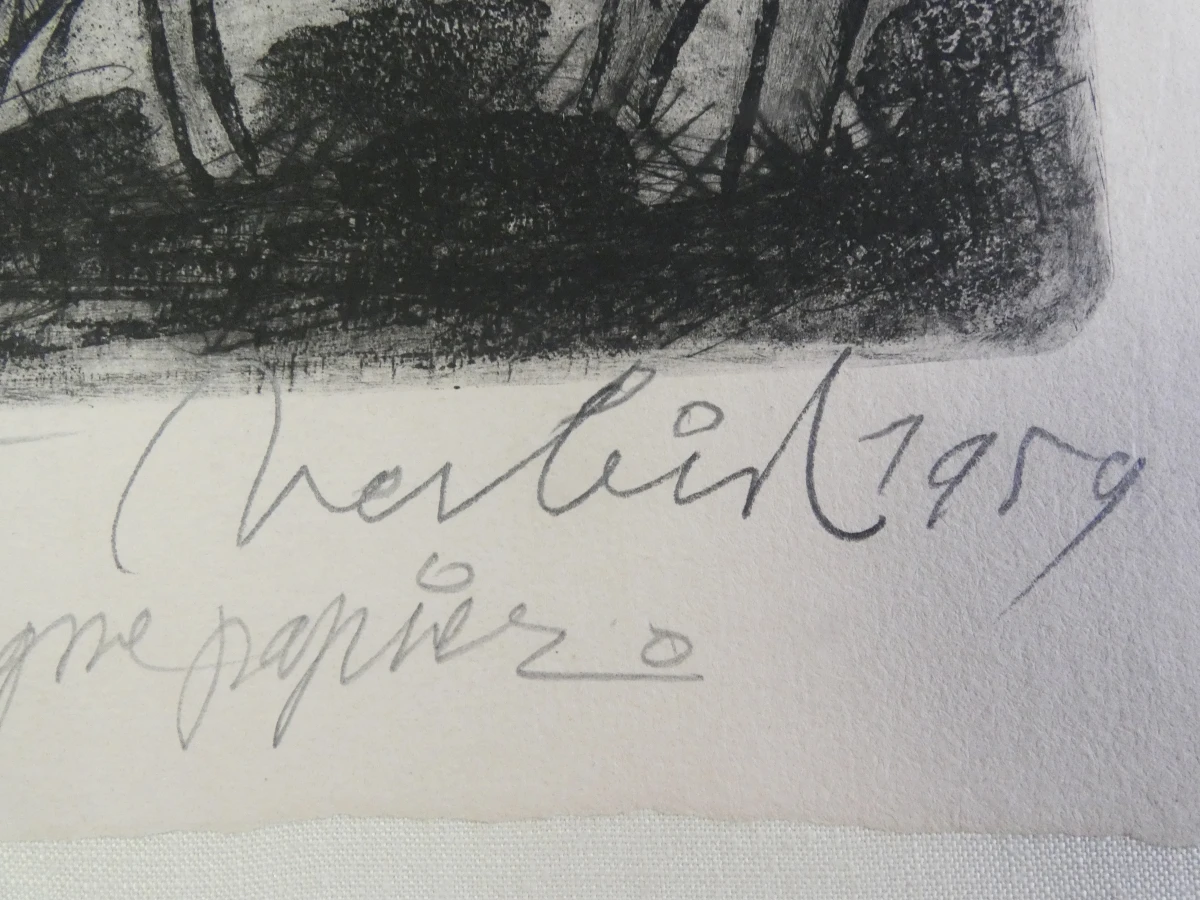 Serie van 10 grafische werken – Verbist (jaren 1950)
