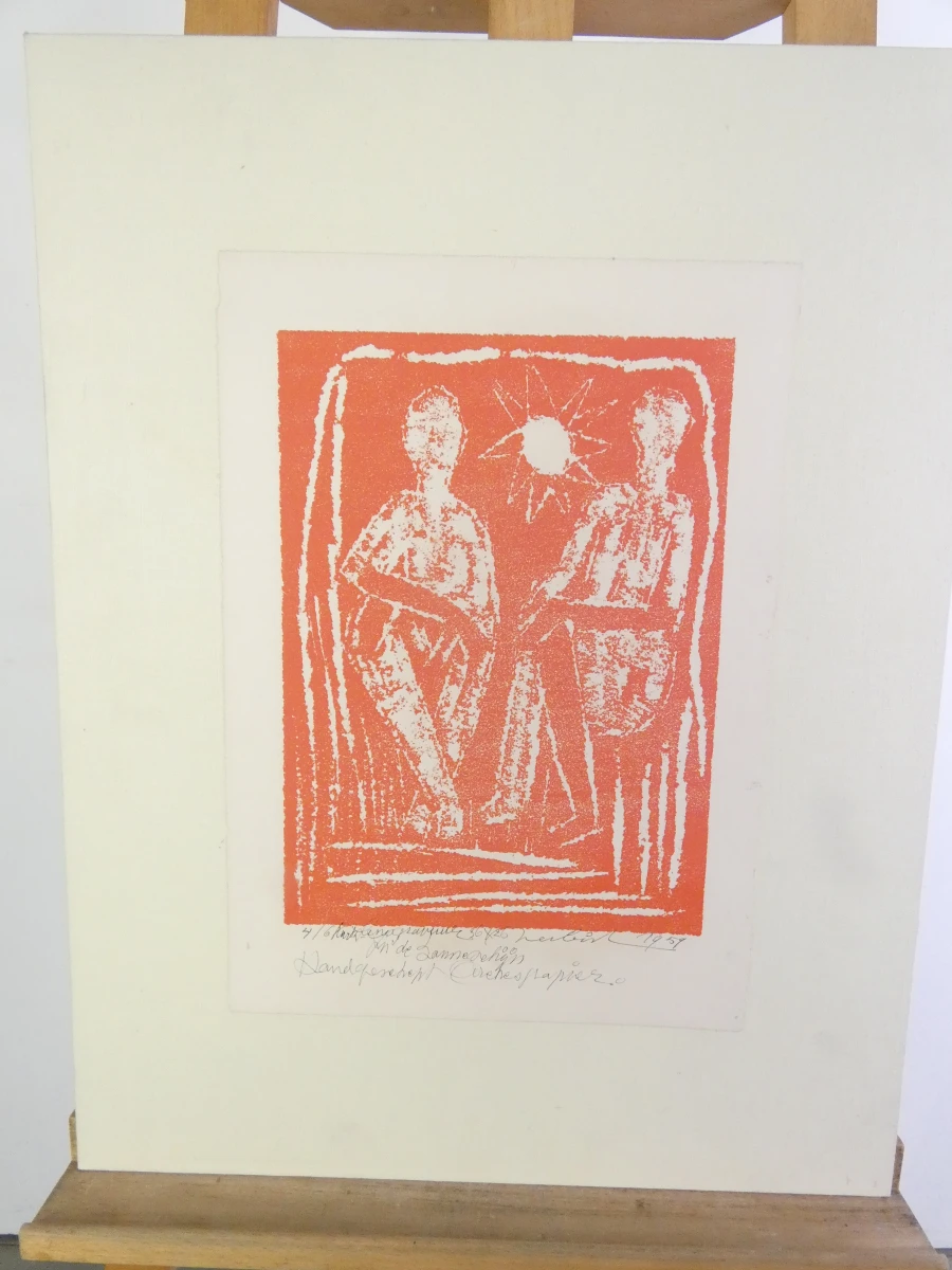 Serie van 10 grafische werken – Verbist (jaren 1950)