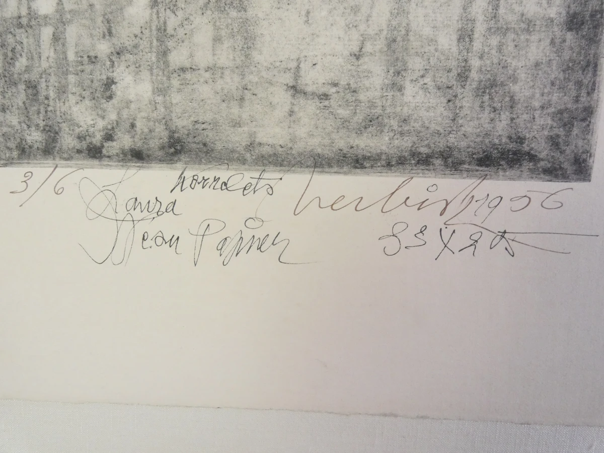 Serie van 10 grafische werken – Verbist (jaren 1950)