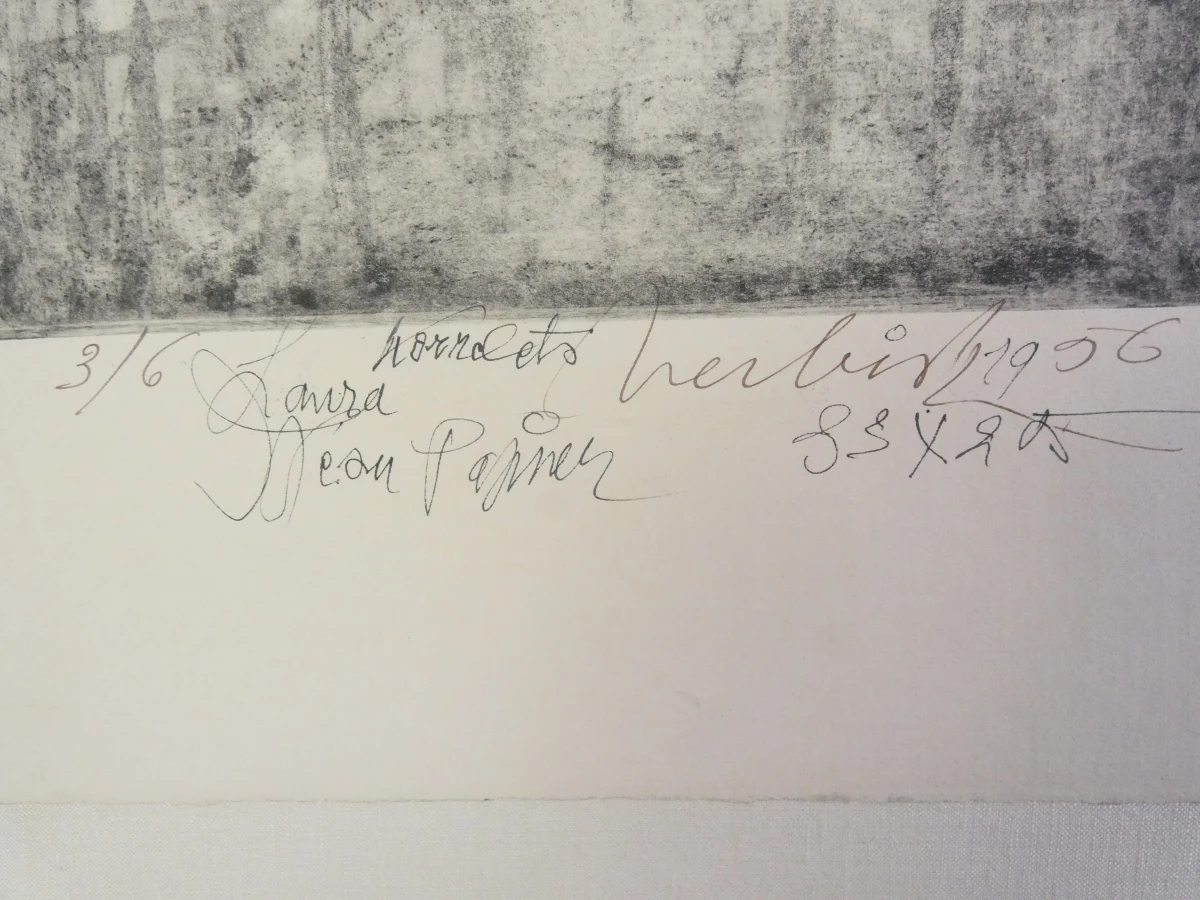 Serie van 10 grafische werken – Verbist (jaren 1950)
