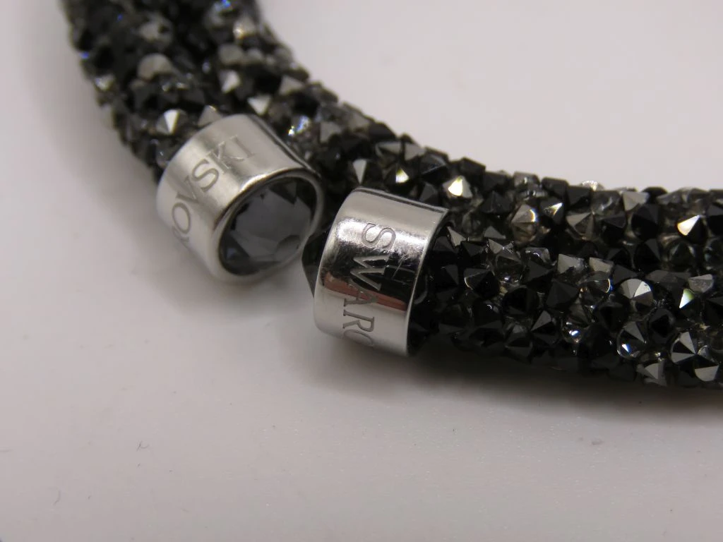 Swarovski Chrystaldust open bangle armband met kristallen