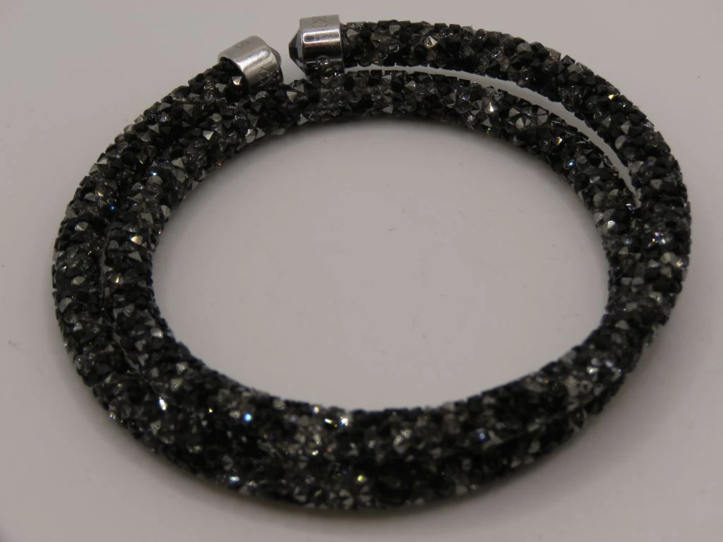 Swarovski Chrystaldust open bangle armband met kristallen